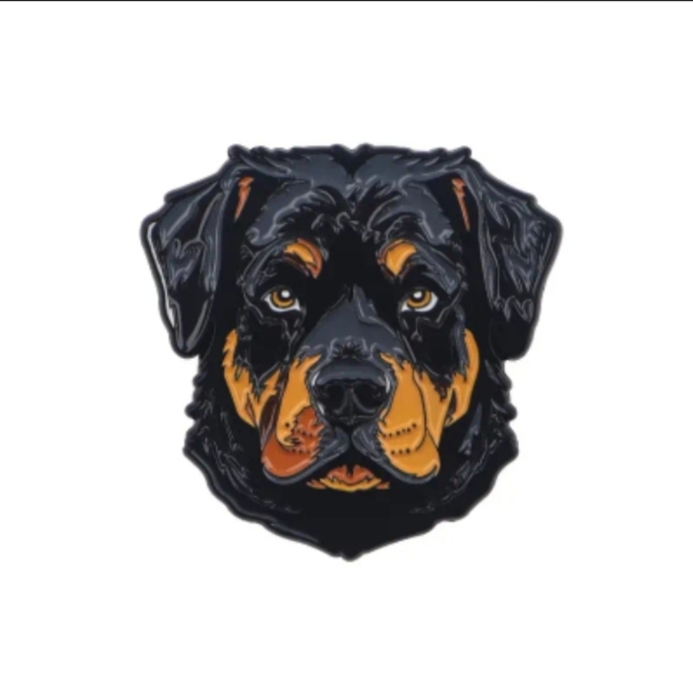 Samson's Buddy Dachshund, Yorkie, Or Rottweiler Brooch - Picture 3 of 5